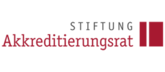 STIFTUNG Accreditation Council logo with a modern design, featuring the word "STIFTUNG" in gray and "Accreditation Council" in red, accompanied by two vertical red bars.