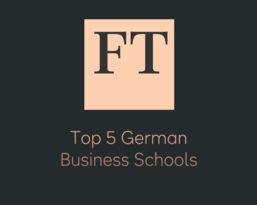 FT logo with the text 'Top 5 German Business Schools.